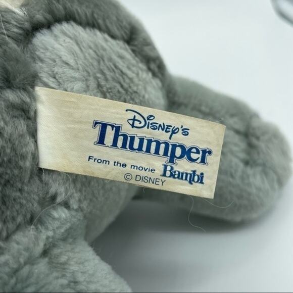 Disney Thumper Stuffed Animal Bambi Movie Disney 80’s 90’s Bunny Rabbit Plush - Picture 3 of 5